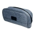 thumbnail image 2 of Neceser personal para hombres y mujeres con cremallera, bolsa de maquillaje, tela Oxford, estuche para cepillo de eléctrico, bolsa Macarena titular de cepillo de dientes de viaje, 2 of 8