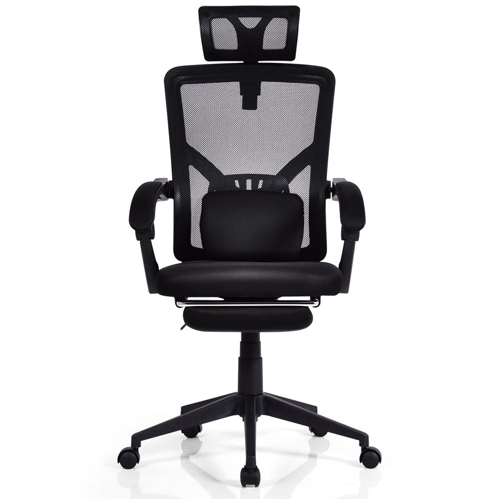 Topbuy Office Recliner Chair High Back Mesh Computer Desk Chair with