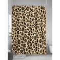 thumbnail image 5 of Leopard Print Shower Curtain Set ，Waterproof Fabric Shower Curtains Abstract Modern Leopard Texture Shower Curtains for Bathroom,Bathroom Decor 36"x72", 5 of 6