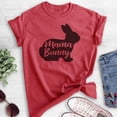 thumbnail image 2 of Mama Bunny Shirt, Unisex Women's Shirt, Easter Shirt, Rabbit Shirt, Heather Red, Medium, 2 of 6