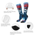thumbnail image 3 of Rocae Chaussettes de compression Décontractées Chucky pour Femmes Hommes Bas Contrastés, 3 of 6