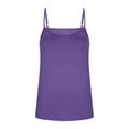 thumbnail image 5 of Tdoqot Womens Tank Tops Loose Fit- Adjustable Straps Scoop Neck Summer Casual Soft Sleeveless Shirts Purple Size M, 5 of 7