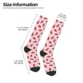 thumbnail image 4 of Haiem Watermelon Ice Cream Socks, Funny Novelty Crazy Design Cotton Socks Sports Socks Knee High Socks For Men, Women,1Pairs - Gift For Working Friends, 4 of 8