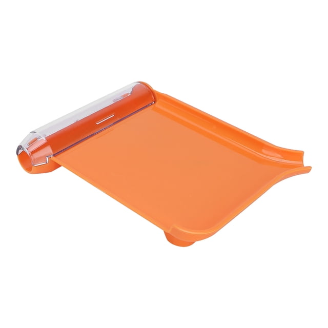 Bandeja de Conteo de Pastillas BuyWeekMX Dispensador de Pastillas Naranja con Espátula