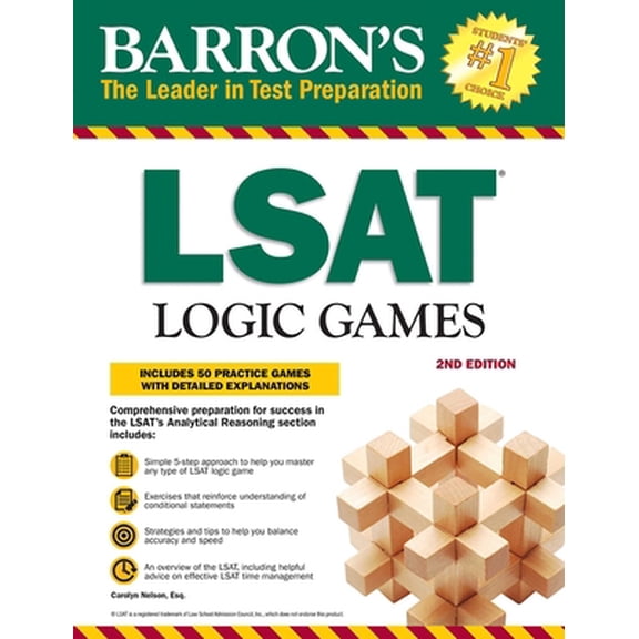 Pre-Owned LSAT Logic Games: Includes 50 Practice Games with Detailed Explanations (Paperback) 1438011261 9781438011264