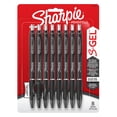 thumbnail image 1 of Sharpie S-Gel, Gel Pens, Medium Point (0.7 mm), Black Ink, 8 Count, 1 of 8