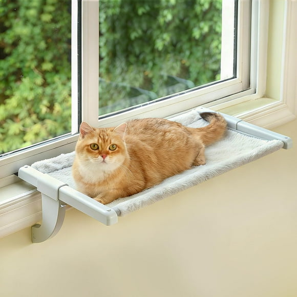 Percha para Gatos Zoratoo Montada en Alféizar para Gatos de Interior XL