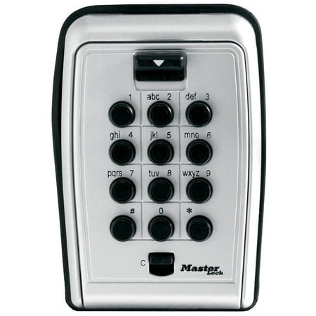 Push Punches - 5423D Push Button Wall Mount Key Safe, NEW Waterproof 5422D Mount Access LOCK Store Safe secure Punch Button Combination Light Knight Titanium Outdoor Push Pack.., By Master Lock