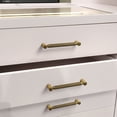 thumbnail image 5 of Goo-Ki 6 Pack 5''(128mm) Hole Center Antique Brass Cabinet Pulls, Zinc Alloy Knurled Grip Cabinet Handles for Drawer,Dresser,Cupboard Wardrobe Cabinet, 5 of 7