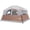 Khaki, variant on UNP Tents 6 Person Waterproof Windproof Easy Setup,Double Layer Family Camping Tent with 1 Mesh Door & 5 Large Mesh Windows -10'X9'X78in(H)