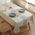 thumbnail image 1 of Nappe de Table à Manger Nappe Sans Rinçage Anti-Huile Imperméable Anti-Brûlure Luxe Léger Style PC Nappe en Tissu, 1 of 7
