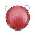 thumbnail image 1 of Espejo de maquillaje estilo osos para mujeres 1 Pc de Unique Bargains para viajes y vacaciones, espejo de aluminio rojo con cuero PU., 1 of 1