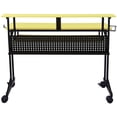 thumbnail image 3 of Acme Furniture Suitor Music Recording Studio Desk, Yellow & Black( Pack of 2 ), 3 of 4