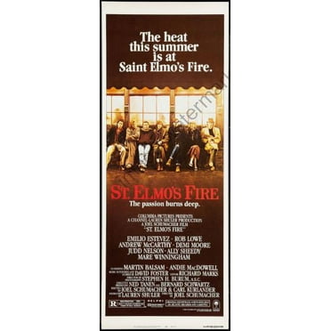 St Elmos Fire Movie Poster Insert 14inx36in Unframed, Age: Adults, Rectangle Best Posters