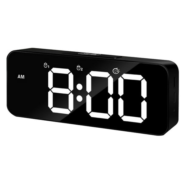 Alarm Clock,Digital Snooze Table Clock,Wake Up Alarm Clock,Adjustable Time Digital Clock for