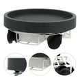 thumbnail image 6 of Raindrops  Wheeled Planter Tray Cart Indoor Pot Patio Holder Caster Wheels Grey, 6 of 8