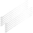 thumbnail image 3 of CIMAXIC Stainless Steel BBQ Skewer Set for Grilling with NonSlip Rings and Easy Slide Design 10 Pieces,15.75"X0.16"X0.08", 3 of 4