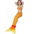 thumbnail image 2 of Girls Mermaid Tail Swimsuit Bikini Set Swimwear Swimming Costume Bathing, 2 of 5