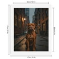 thumbnail image 2 of Paint By Numbers Kit for Adults Beginner - DIY Dog In Urban Alleyway Canvas Painting Kits for Adults, Frameless Paint By Number for Adults for Home Wall Decor 16x20 Inch, 2 of 7