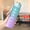 C, variant on Tuscom Large Capacity Sports Water Bottle Flip Top Leak Proof Bounce Lid Plastic Gym Bottle with Carry Strap Gradient Design