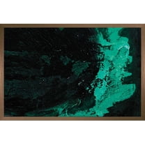 Urban - Green Splatter Wall Poster, 22.375" x 34", Framed