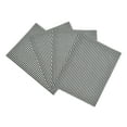 thumbnail image 3 of Lush Decor Gingham Check Yarn Dyed Placemat Off White and Black, 4-Pack 14" x 19", 3 of 6