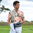 thumbnail image 4 of Daiia Tropical With Flamingos Pattern Men’s Polo Shirts,Solid Deck Shirt,Classic Fit, Breathable Cotton Polo for Casual and Sport Wear-XX-Large, 4 of 7