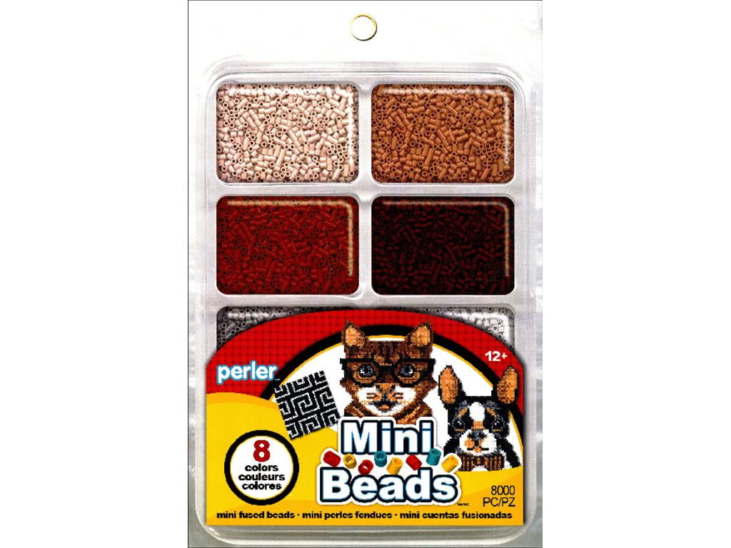 Perler Fused Mini Bead Tray 8000pc Neutral