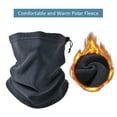 thumbnail image 5 of Kumdkd Multifunctional Neck Warmer - Polar Fleece Windproof, Adjustable Drawstring, Covers Neck/Mouth/Ears, Ski/Cycling/Running Gear, 25x30cm, 5 of 7