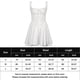 thumbnail image 2 of Mini Vestido Con Tirantes Vestido blanco elegante con costuras de encaje, ropa de fiesta de estilo Sexy de cintura alta para mujer Kuymtek Blanco L para Mujer, 2 of 9