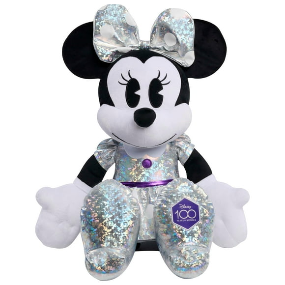 Disney 100 Years of Wonder Minnie Mouse Peluche Géante de 32 Pouces, Exclusivité une Fois, Jouets pour Enfants à Partir de 3 Ans par Just Play
