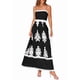 thumbnail image 3 of Vestido de Tirantes Finos con Estampado Floral y Bolsillos, Negro, Talla M, 3 of 7
