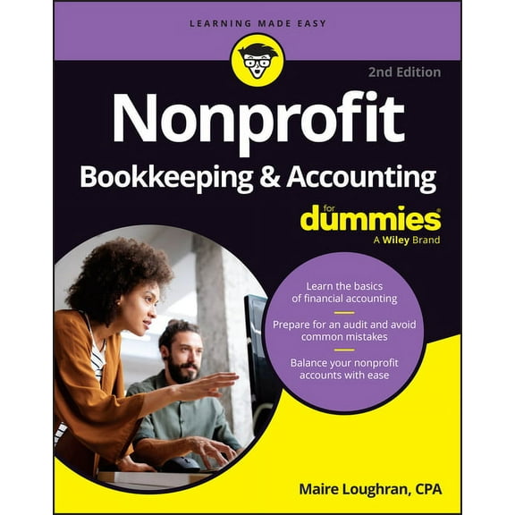 Nonprofit Bookkeeping & Accounting for Dummies, (Paperback)