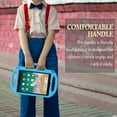 thumbnail image 6 of SUPNICE Kids Case for iPad 9.7 2018/2017- Light Weight Shockproof Handle Stand Case Cover with Shoulder Strap Lanyard for iPad 9.7 2018/2017/iPad Air/iPad Air 2 - Blue, 6 of 10