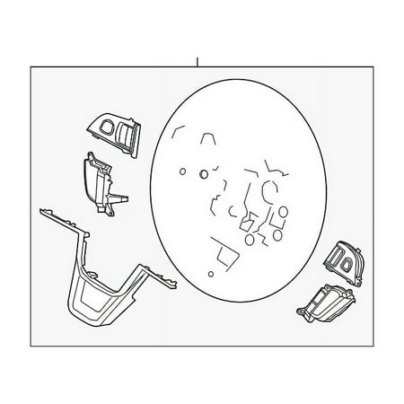 Genuine OE Ford Steering Wheel - LJ7Z-3600-KC Fits select: 2020-2021 LINCOLN CORSAIR