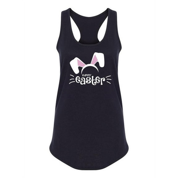 Bunny Ears And Happy Easter Tank Women -Image by Shutterstock, Female x-Large
