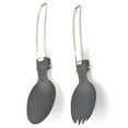 thumbnail image 2 of Ensemble d'Ustensiles de Camping Pliables en Aluminium Cuillère et Fourchette pour Camping Randonnée, 2 of 6