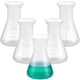 thumbnail image 1 of 5 vasos de plástico, matraces Erlenmeyer, matraces cónicos, matraces de experimentación, botellas cónicas, herramientas de laboratorio, 1 of 6