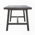 thumbnail image 4 of Dark Grey Dining Table with Leg Support, 4 of 5