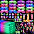 thumbnail image 1 of Artículos para fiestas OLUPP que brillan en la oscuridad, 150 unidades con barras de espuma, 1 of 7
