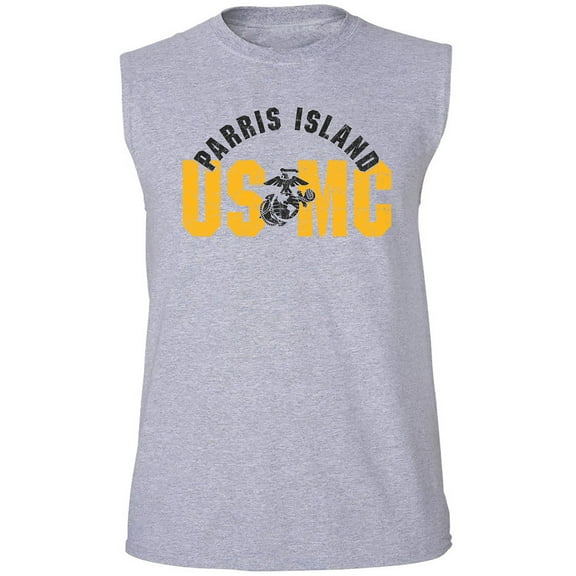 Parris Island USMC Adult Sleeveless Tee