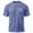 Blue, variant on T Shirts For Men Washed Palm Print Short Sleeve Crew Neck Casual Summer Tee Vintage Vacation Top For Beach Resort Travel Daily Street Wear And Weekend