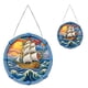 thumbnail image 1 of Kit de Arte con Diamantes Cgtredaw Forma Especial Barco Vela para Ventanas Jardín, 1 of 9