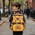 thumbnail image 6 of Chririnla Giraffe Print (Animal Pattern) School Bookbags with Multi-Pocket Padded Adjustable Straps School Bag, Breathable 17 Inch School Backpack for Elementary Daily Travel, 6 of 9