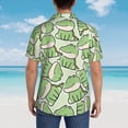 thumbnail image 6 of Balery Cute Crocodile Print Men's Hawaiian Shirts Short Sleeve Beach Shirt Relaxed Fit Vacation Button Down Shirts-3X-Large, 6 of 9