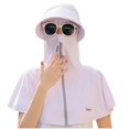 thumbnail image 6 of Fewfanhot Full Coverage UPF Sun Hood Hat, Integrated Face Neck Shoulder Protective Sun Visor Hat Breathable Outdoor Cycling Sun Cover, 6 of 6