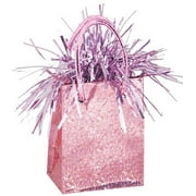 Gift Bag Shaped Balloon Weight, Pink, 1ct