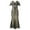 Beige, variant on Elegant Women's Formal Dress V Neck Long Gown With Fringe Detail For Evening Parties And Fall Winter Season Evening Grown Evening Gown Formal Gowns for Women plus Sized Prom Gowns Party Gowns for
