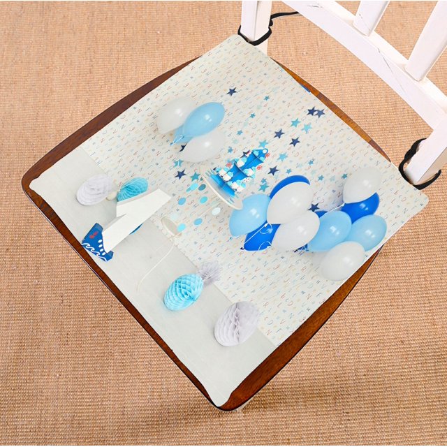 ABPHQTO Decoraciones para fiestas navideñas Cojín para silla Cojín para asiento Cojín para silla Cojín para suelo 50x50 cm