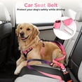 thumbnail image 6 of Jumpress Hands Free Dog Leash 4.7-6.5FT, Reflective Shock Absorbing Bungee Dog Leash & Car Seat Belt, Durable for Medium Large Dogs Walking Running (Hot Pink), 6 of 7